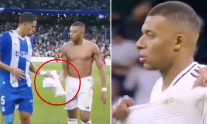 Cầu thủ La Liga bị chỉ trích vì 'hành động lạ' với Mbappe