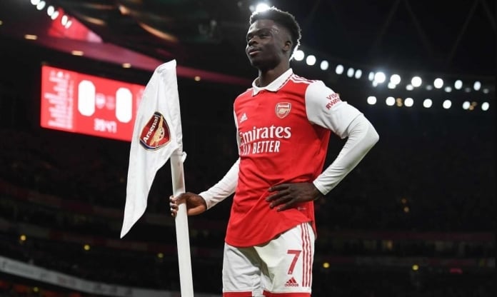 Bukayo Saka sắp làm nên lịch sử tại Premier League