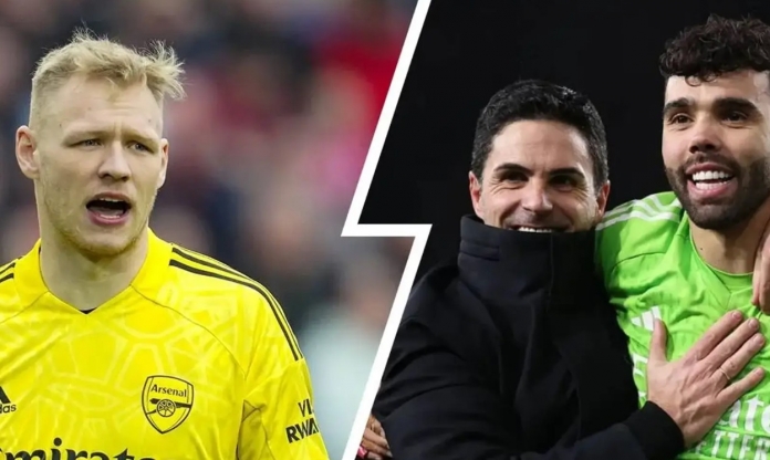 Aaron Ramsdale nói thẳng về David Raya khi rời Arsenal