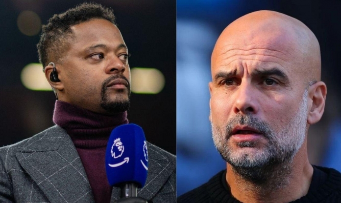 Patrice Evra: 'Pep đang biến bóng đá thành trò chơi của robot'