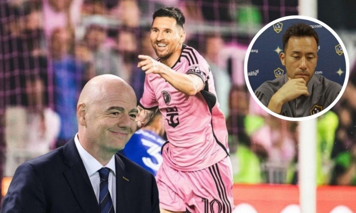 LA Galaxy ăn mừng vô địch MLS kiểu Ronaldo để 'troll' Messi