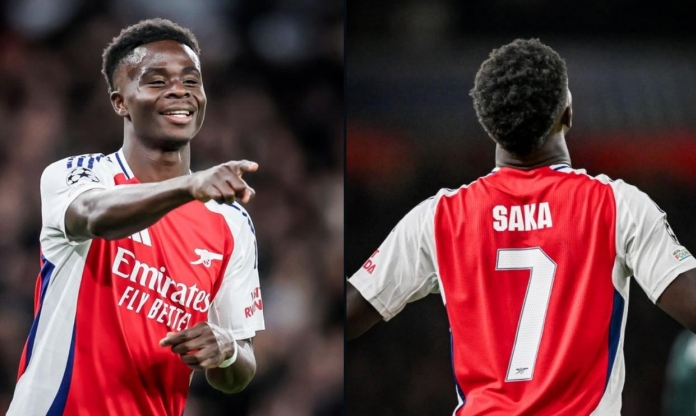 Saka lập cú đúp, Arsenal hạ đẹp Monaco trên sân nhà