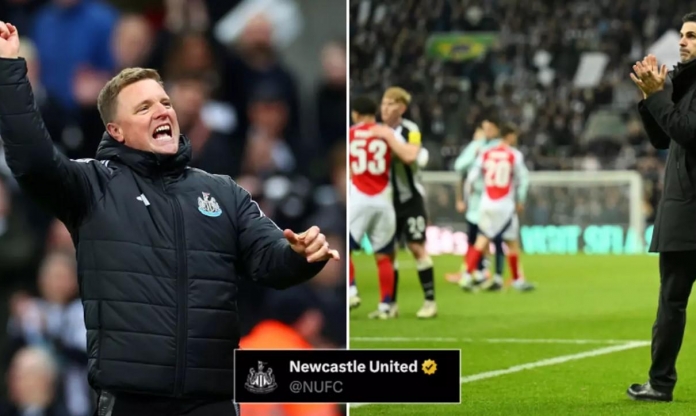 Newcastle làm bẽ mặt Arteta và Arsenal chỉ qua một hành động