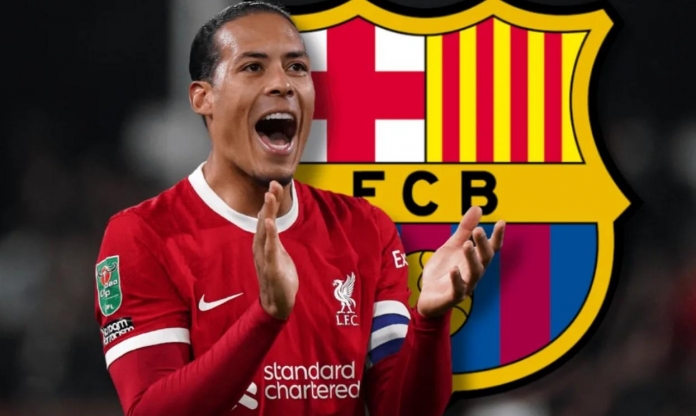 Barca nhăm nhe 'cuỗm' Van Dijk của Liverpool ngay hè này