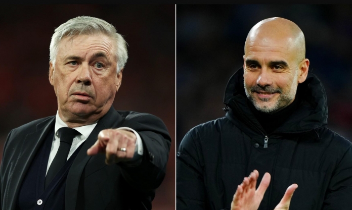 Ancelotti phản bác Pep Guardiola về đội đi tiếp tại cúp C1