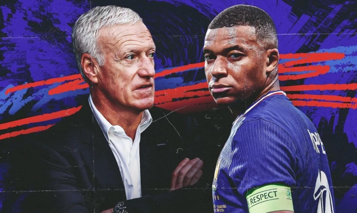 Mbappe và Deschamps mâu thuẫn vì băng đội trưởng tuyển Pháp