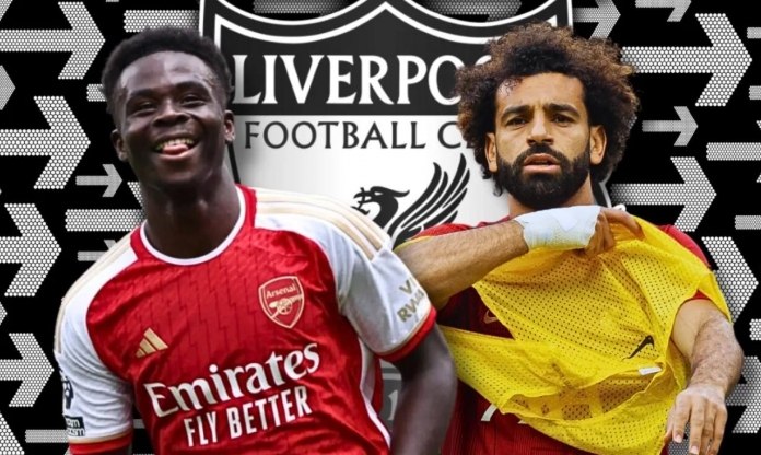 Liverpool dừng bước ở C1, CĐV Arsenal tuyên bố Saka hơn hẳn Salah