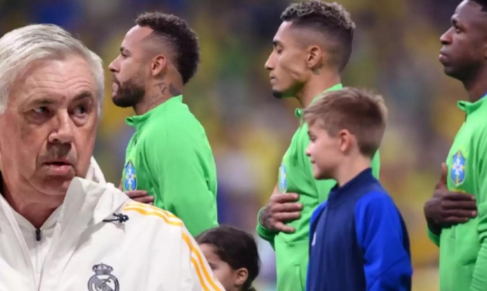 Khủng hoảng đầu tiên của Ancelotti tại ĐT Brazil gọi tên Vinicius