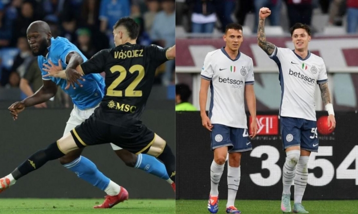 Kịch tính vòng 36 Serie A: Napoli hụt chân trước Genoa, Inter Milan áp sát ngôi đầu bảng