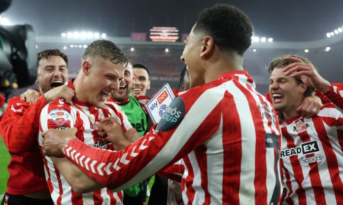 Em trai Bellingham góp công, Sunderland vào chung kết play-off thăng hạng Premier League