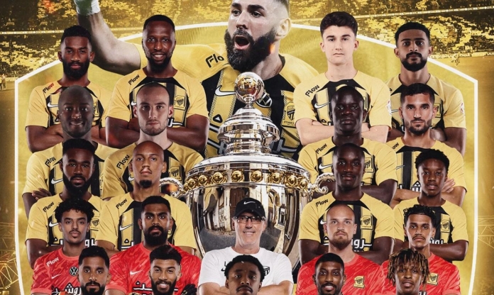 Benzema chính thức vô địch Saudi Pro League, Ronaldo thêm thất vọng
