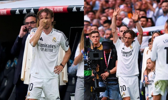 Luka Modric bật khóc: 'Khoảnh khắc tôi không muốn giờ đã đến'