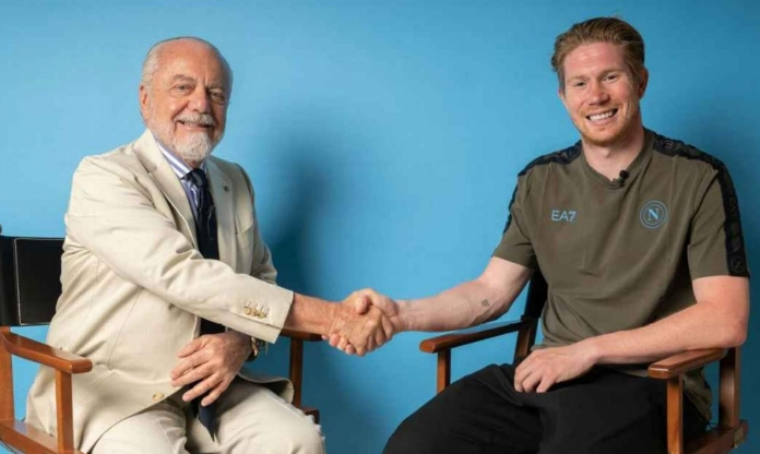 De Bruyne bất ngờ gọi tên Man City ở Napoli