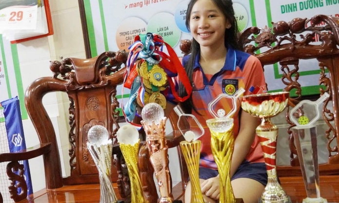Viên ngọc mới của Việt Nam: Cô bé Quảng Trị làm nên kỳ tích tại giải pickleball châu Á