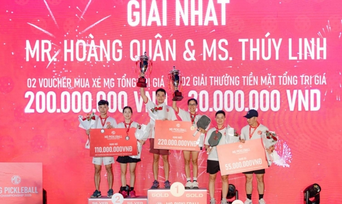 Chung kết MG Pickleball 2025 khép lại với bất ngờ lớn