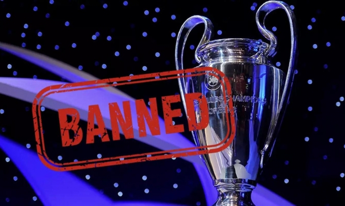 UEFA đã chính thức cấm 5 CLB tham dự Champions League