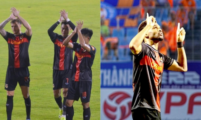 Gustavo lập cú đúp, Ninh Bình ngược dòng thắng Đà Nẵng trên đất khách