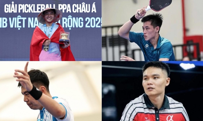 4 ngôi sao pickleball đơn nam Việt Nam hiện tại