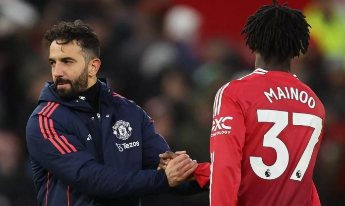 HLV Amorim: 'Tài năng của Kobbie Mainoo là chưa đủ'