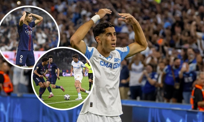 PSG thua sốc Marseille, mất ngôi đầu Ligue 1 ngày nhận giải QBV