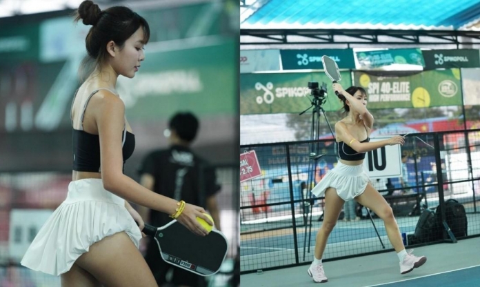Tranh cãi nảy lửa vì chiếc váy siêu ngắn trên sân pickleball