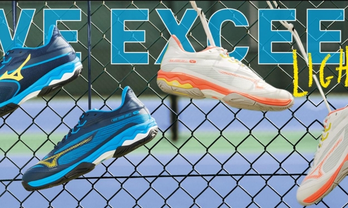 Giày pickleball Mizuno Wave Exceed Light 2 AC: Nhẹ, bám sân và an toàn đến bất ngờ