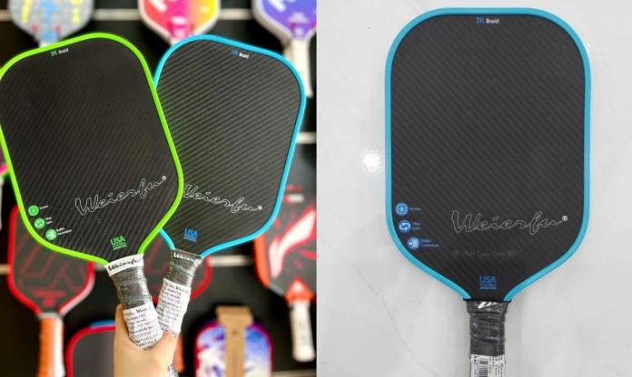Soi kỹ vợt Weierfu 3K Braid 16mm: Cây vợt tầm trung khiến dân pickleball bất ngờ vì hiệu suất vượt mong đợi