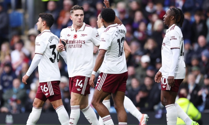 Arsenal lập loạt kỷ lục lịch sử sau trận thắng Burnley