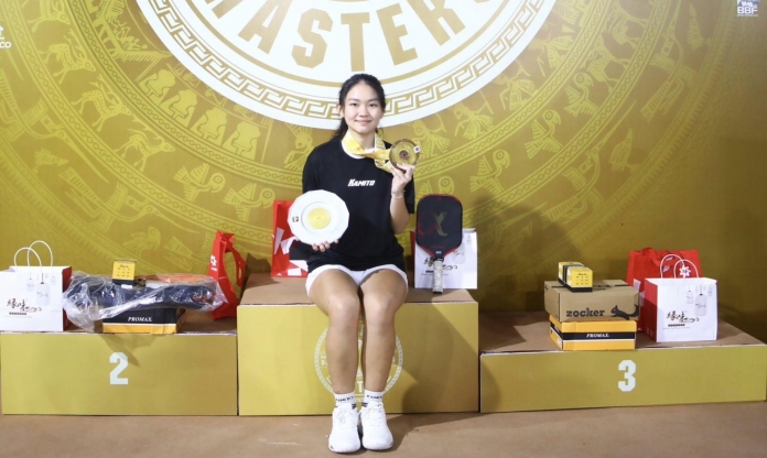 Tài năng 2008 tạo cơn địa chấn tại giải pickleball D-Joy Masters 2025