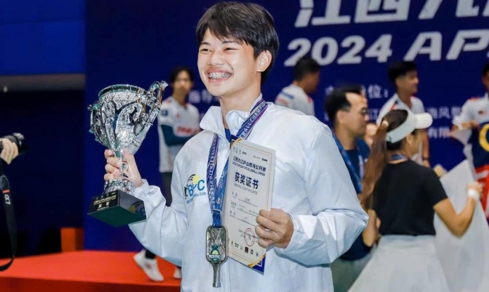 Tuổi 17 rực rỡ của Lê Xuân Đức: Sao mai mới của pickleball Việt Nam