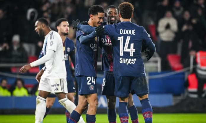 Dembele toả sáng, PSG thắng nghẹt thở derby Paris sau 47 năm