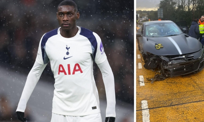 Nóng: Bộ đôi tiền đạo Tottenham gặp tai nạn xe kinh hoàng