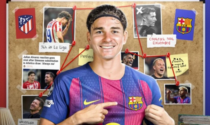 Atletico chốt giá bán Julian Alvarez cho Barca, tạo bom tấn thế hệ mới