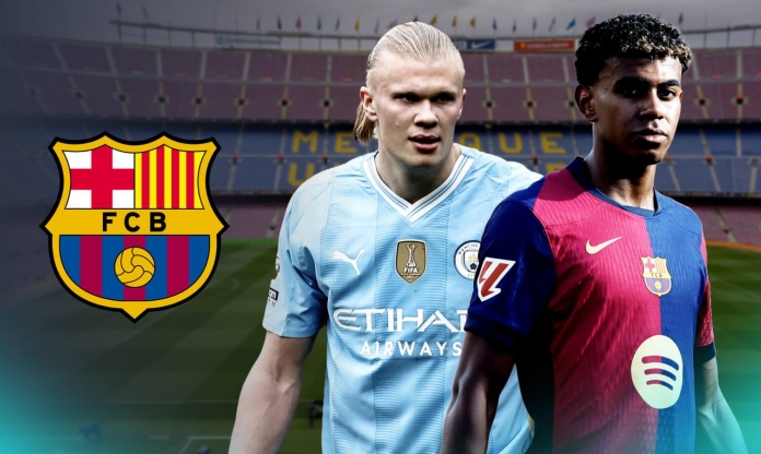 Vừa thua Real, Man City thêm sốc khi Barca tiến sát Haaland