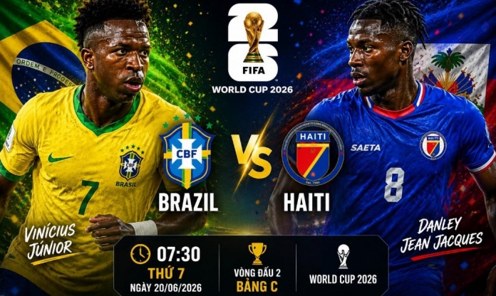 Đội hình mạnh nhất Brazil vs Haiti: Vinicius lĩnh xướng hàng công, Neymar báo tin buồn