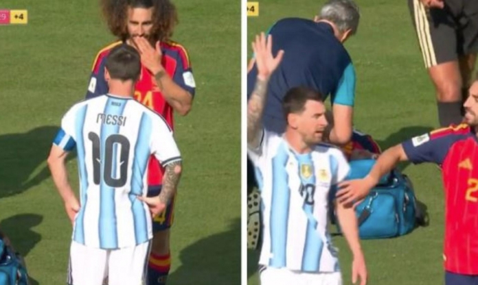 Messi đòi đuổi Cucurella, trọng tài vẫn làm ngơ vì một lý do