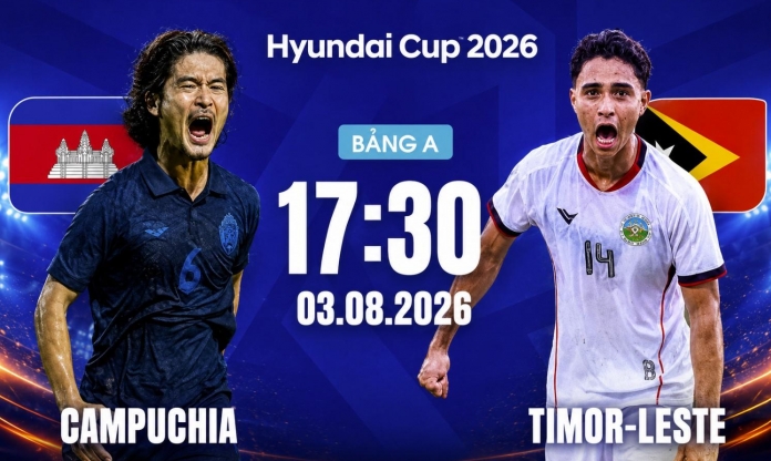Dự đoán tỷ số Campuchia vs Timor Leste: Ba điểm trong tầm tay - AFF Cup 2026