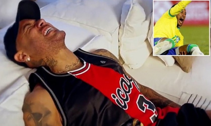 Neymar vật vã vì đau đớn, duỗi thẳng chân giờ cũng là điều xa xỉ