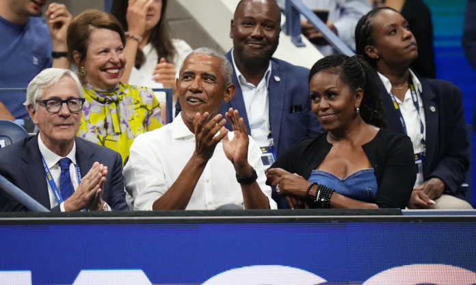 Cựu tổng thống Barack Obama dự khán trận mở màn của 'tay vợt tuổi teen' tại US Open 2023