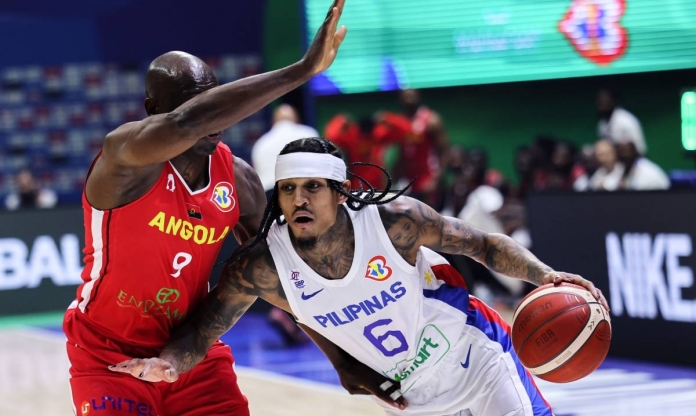 Siêu sao bóng rổ Philippines bức xúc với chính 'người nhà' tại FIBA World Cup 2023