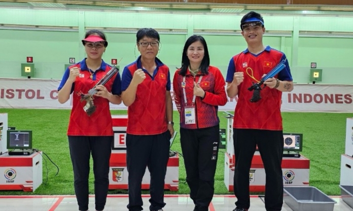 Bắn súng Việt Nam có HCV đầu tiên tại Vòng loại Olympic khu vực Châu Á