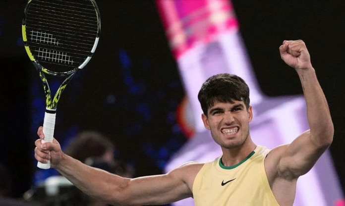 Carlos Alcaraz tự tin khiến đối thủ bất lực tại Australian Open 2024