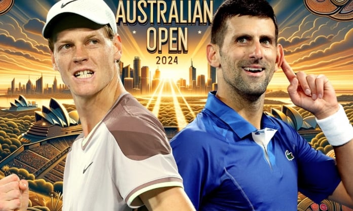 Áp đảo hoàn toàn, Jannik Sinner loại Novak Djokovic khỏi Australian Open 2024