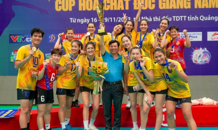 LPBank Ninh Bình lần đầu vô địch Cúp Hoa Lư - Bình Điền 2024
