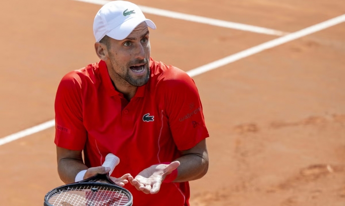 Djokovic thua sốc tay vợt kém hơn 40 bậc trước thềm Roland Garros 2024