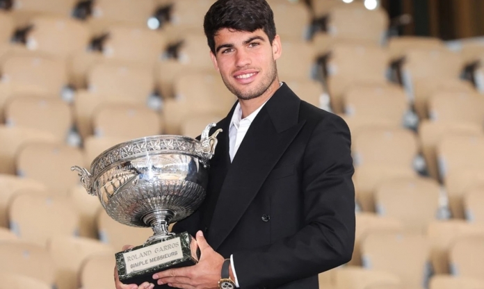 Alcaraz vinh danh Federer, Nadal và Djokovic: 'Họ là những thiên tài'