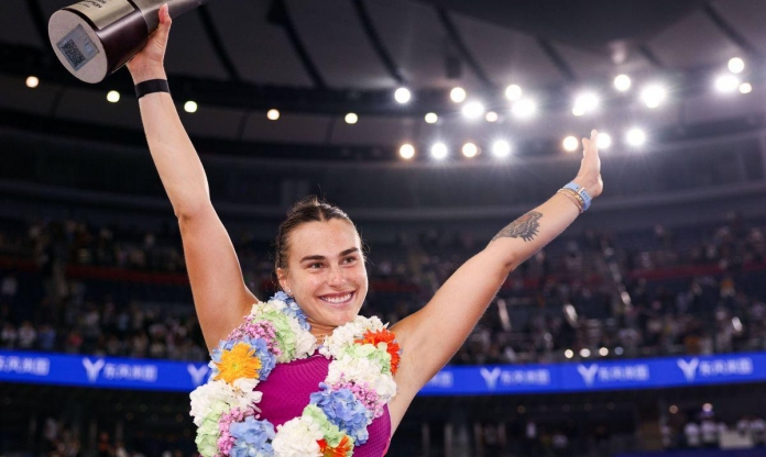 Sabalenka nhận giải thưởng danh giá của WTA