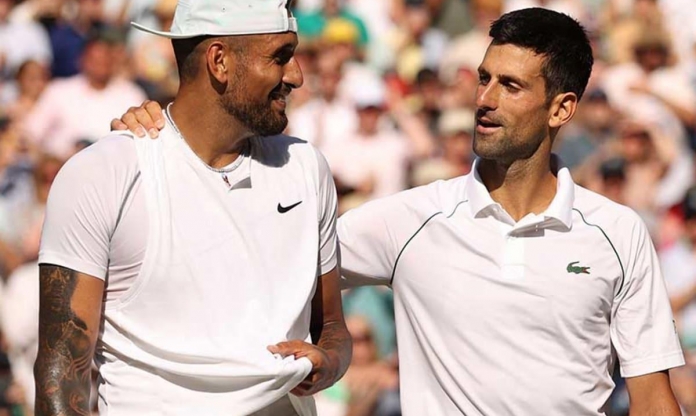 Djokovic tham gia đánh đôi với 'ngựa chứng' Kyrgios