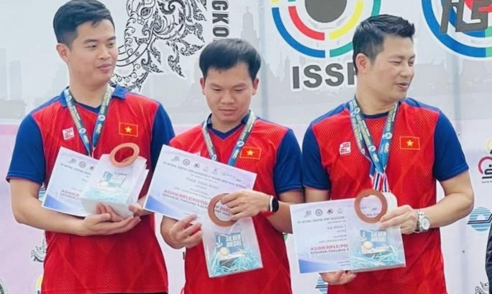 Bắn súng Việt Nam tiếp tục đạt thành tích cao tại giải Châu Á