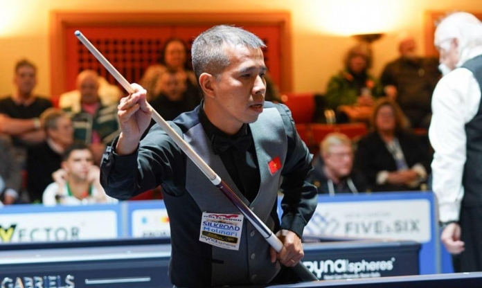 Trần Quyết Chiến đụng đối thủ mạnh ở trận ra quân World Cup billiards TP.HCM